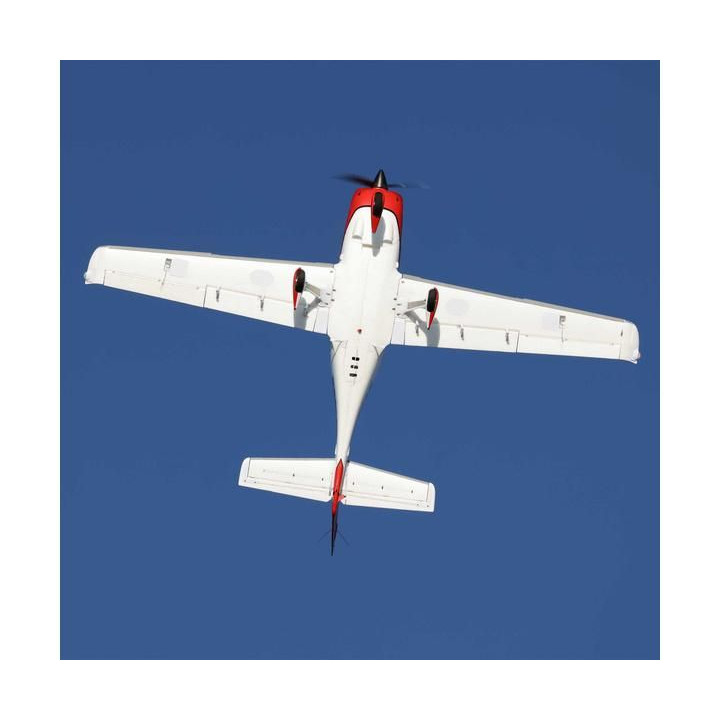 E-flite Cirrus SR-22T 1.5m červený SAFE Select BNF Basic