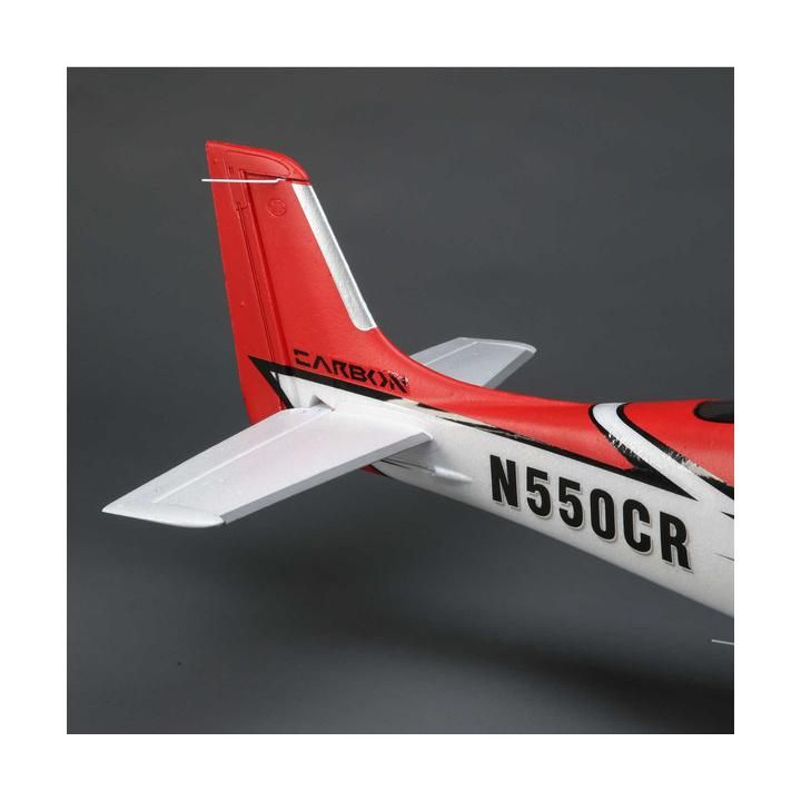 E-flite Cirrus SR-22T 1.5m červený SAFE Select BNF Basic
