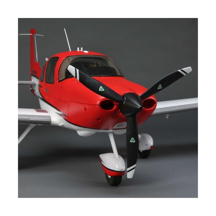 E-flite Cirrus SR-22T 1.5m červený SAFE Select BNF Basic