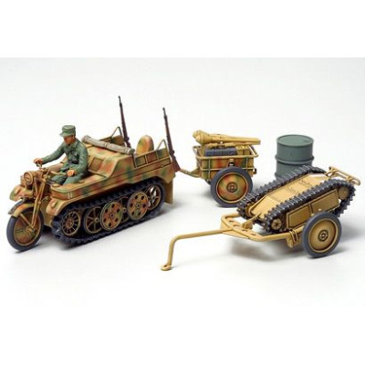 Tamiya 1:48 Ger. Kettenkrad m. Goliath