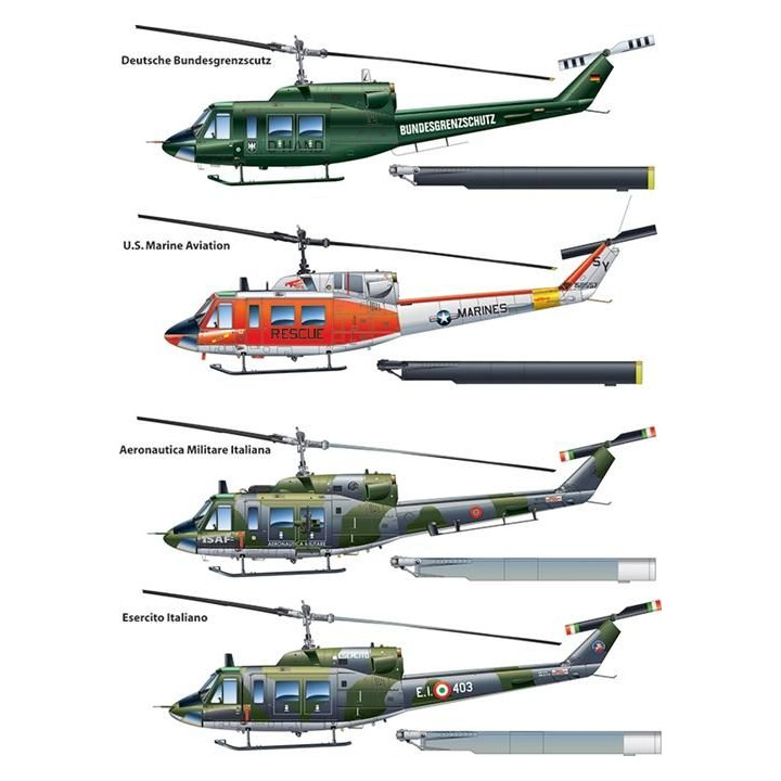 Model Kit vrtulník 2692 - AB 212 /UH 1N (1:48)