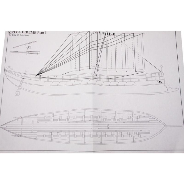 Dušek Řecká biréma 600 př.n.l. 1:72 kit