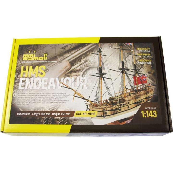 MINI MAMOLI H.M.S. Endeavour 1:143 kit