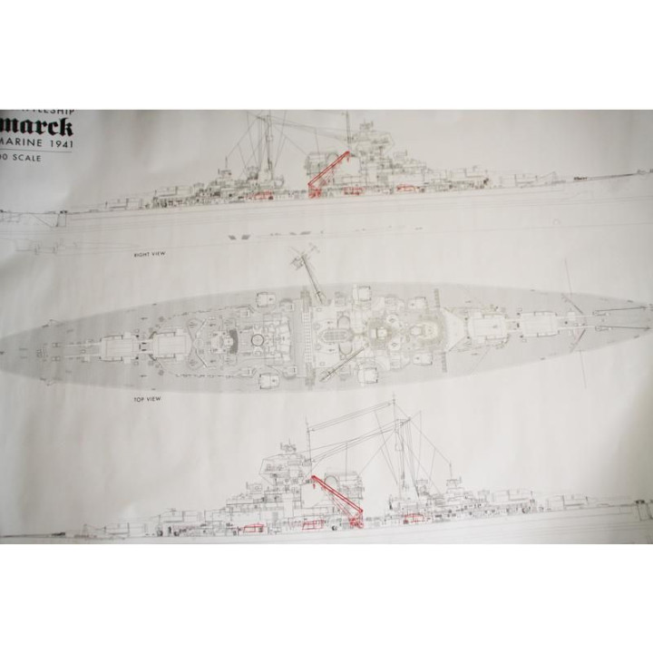 AMATI Bismark 1939 1:200 kit