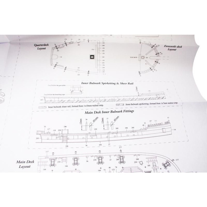 CALDERCRAFT H.M. Granado 1739 1:64 kit
