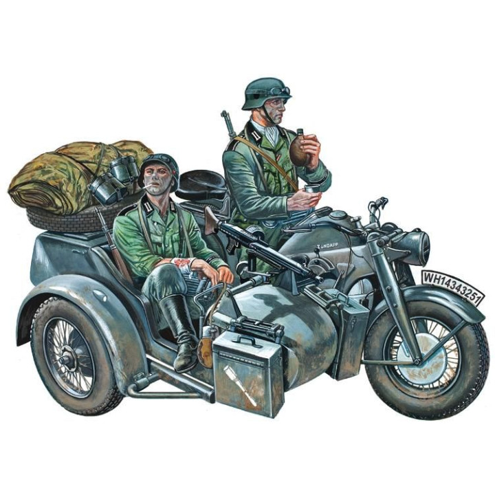 Model Kit military 0317 - ZÜNDAPP KS750 (1:35)
