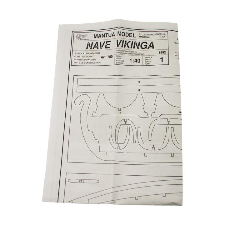 Mantua Model Vikingská loď 1:40 kit