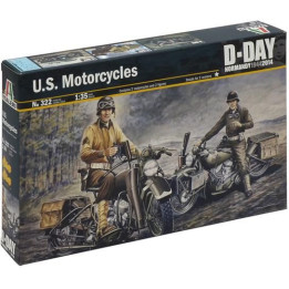 Model Kit military 0322 - U.S. MOTORCYCLES WW2 (1:35)