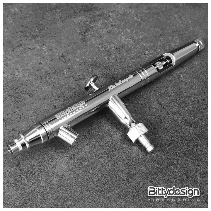 Bittydesign Caravaggio gravity-feed airbrush dual-action Airbrusch pistole