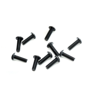 SWORKz ocelový Inbusový šroub s čočkovitou hlavou M4x12mm, 8 ks.