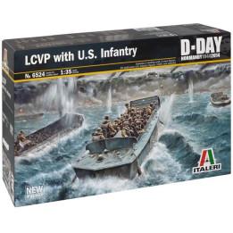 Model Kit loď 6524 - LCVP with US INFANTRY (1:35)