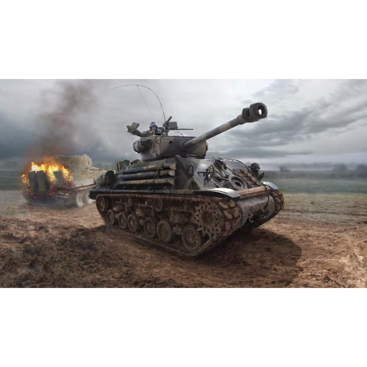 Model Kit tank 6529 - M4A3E8 SHERMAN (1:35)