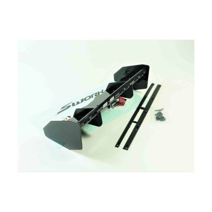 SWORKz 1/8 Off Road PRO SPEED 2.0 zadní spojler, černý, 1 ks.