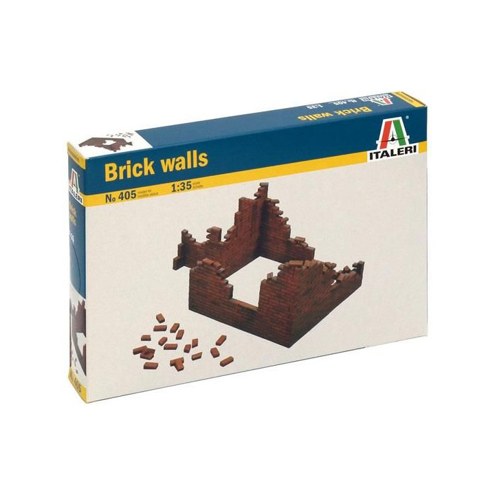 Model Kit budova 0405 - BRICK WALLS (1:35)