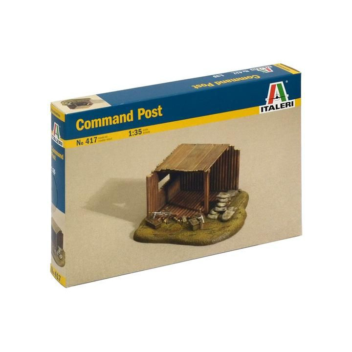 Model Kit budova 0417 - COMMAND POST (1:35)