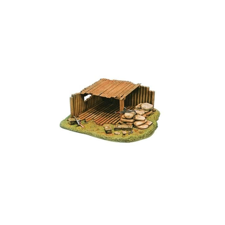 Model Kit budova 0417 - COMMAND POST (1:35)