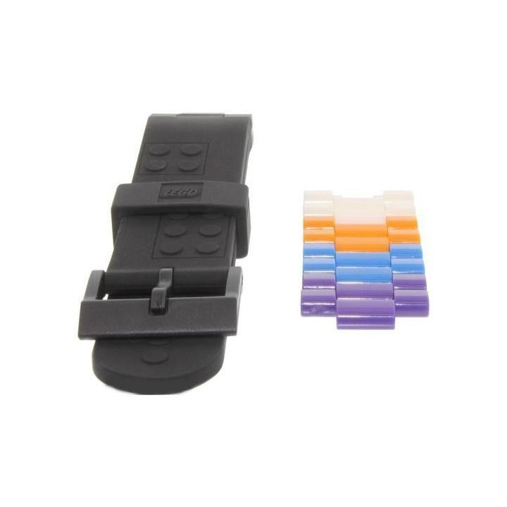 LEGO LEGO hodinky pro dospělé 4 Stud Brick Black/Chrome LEGO9007705
