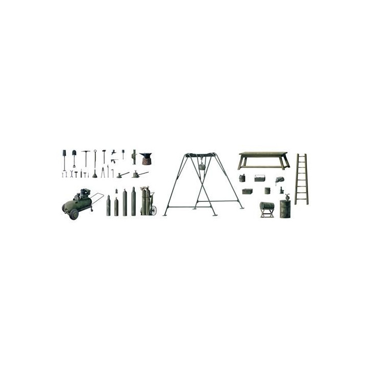 Model Kit doplňky 0419 - FIELD TOOL SHOP (1:35)