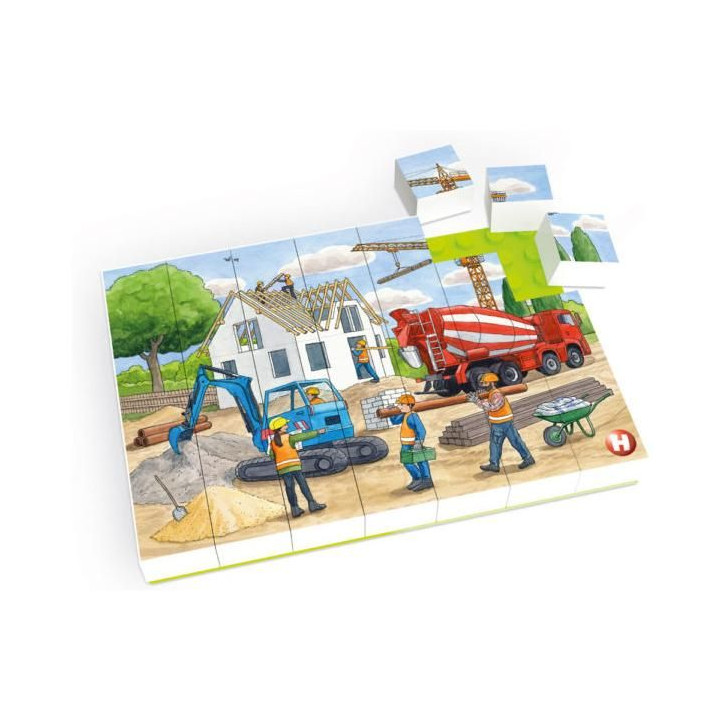 HUBELINO Puzzle - Na staveništi