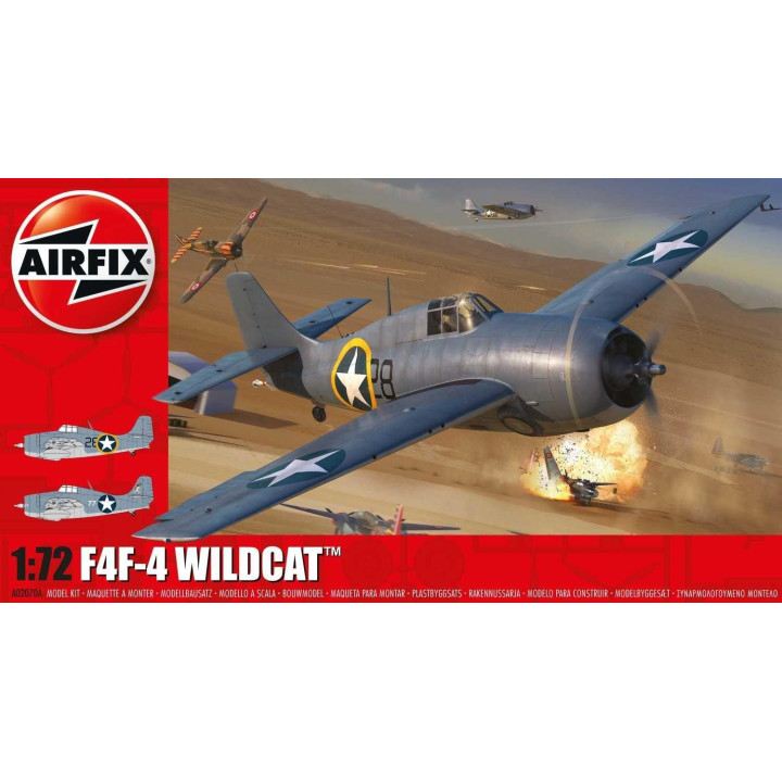 Classic Kit letadlo A02070A - Grumman F4F-4 Wildcat (1:72)