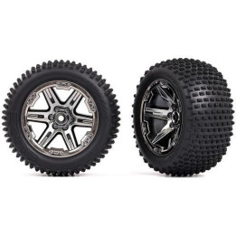 Traxxas kolo 2.8", disk RXT černě chromovaný, pneu Alias (2) (2WD zadní)