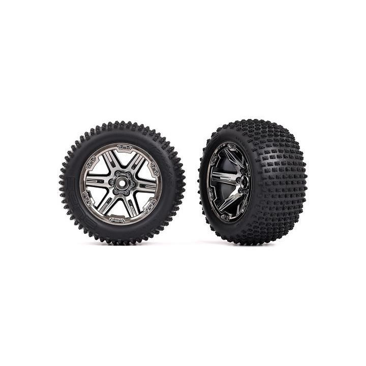 Traxxas kolo 2.8", disk RXT černě chromovaný, pneu Alias (2) (2WD zadní)