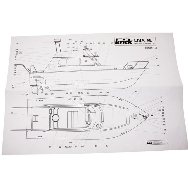 Krick Motorová jachta Lisa kit