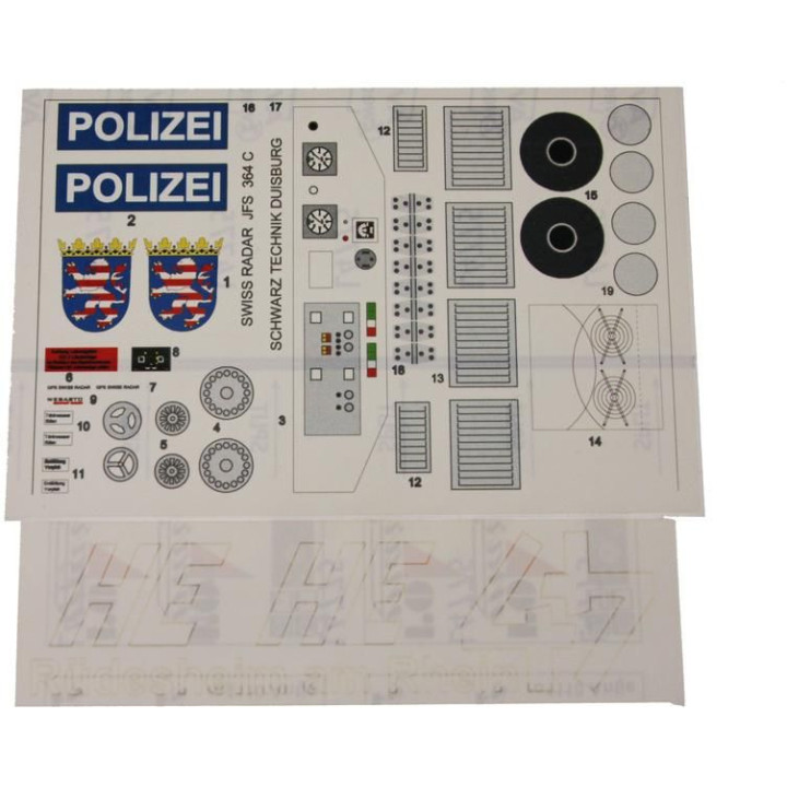 Krick Policejní člun HE 4 kit