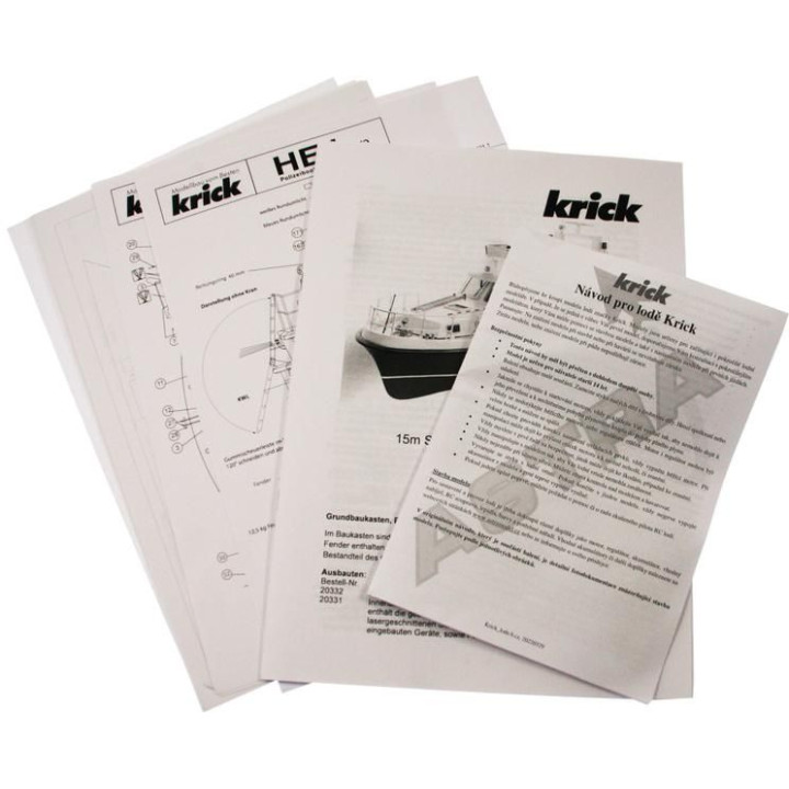 Krick Policejní člun HE 4 kit