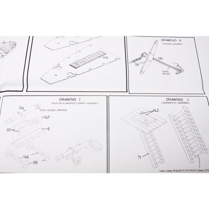 CALDERCRAFT Mary Rose 1509 1:80 kit