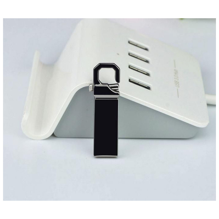 128GB USB3.0 Key-Chain USB Flash Disk Color: Black