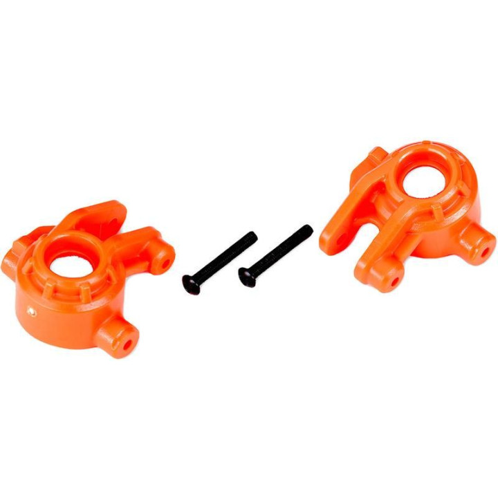 Traxxas těhlice přední HD oranžová (pro NO9080)
