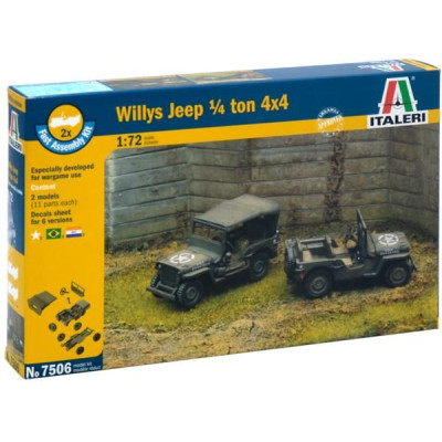 Fast Assembly military 7506 - 1/4 Ton 4x4 TRUCK (1:72)