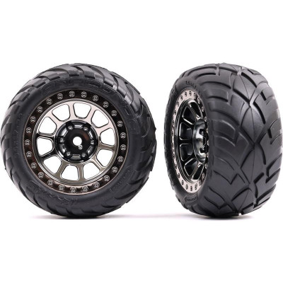 Traxxas kolo 2.2", disk černě chromovaný, pneu Anaconda (2) (zadní)