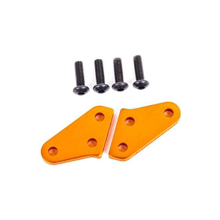Traxxas těhlice hliníková oranžově eloxovaná (2) (pro NO9537 a NO9637)