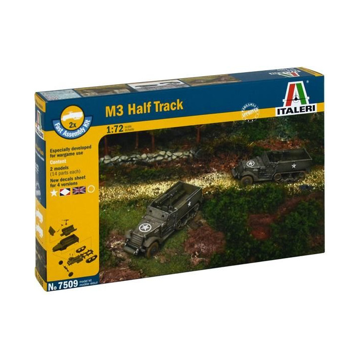 Fast Assembly military 7509 - M3A1 HALF TRACK (1:72)