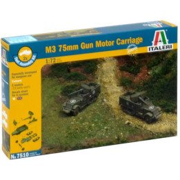 Fast Assembly military 7510 - M3 75mm HALF TRACK (1:72)
