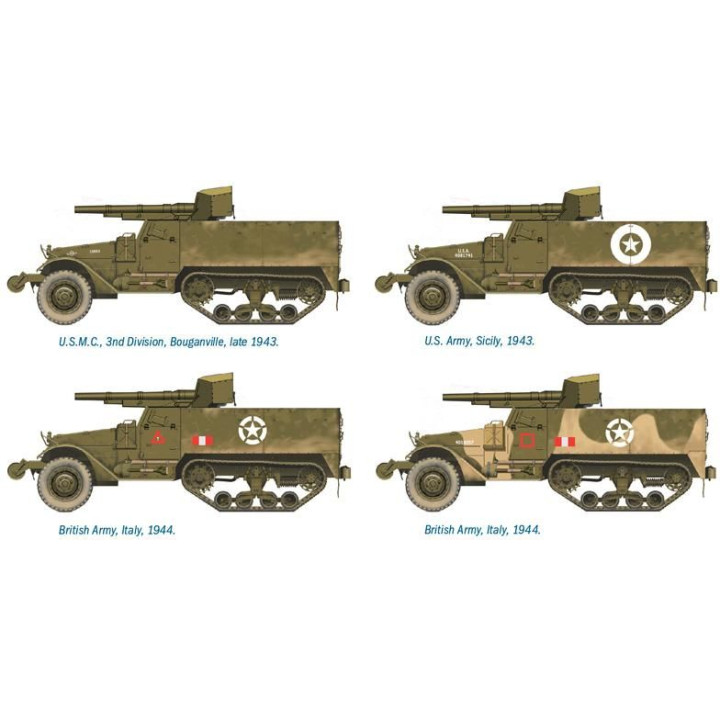 Fast Assembly military 7510 - M3 75mm HALF TRACK (1:72)