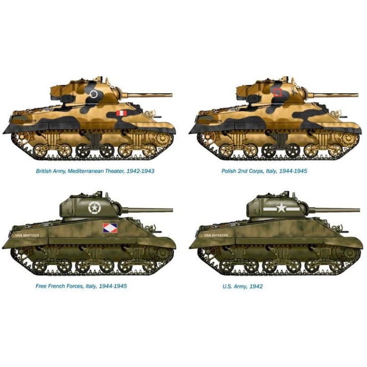 Fast Assembly tanky 7511 - M4A2 SHERMAN III (1:72)