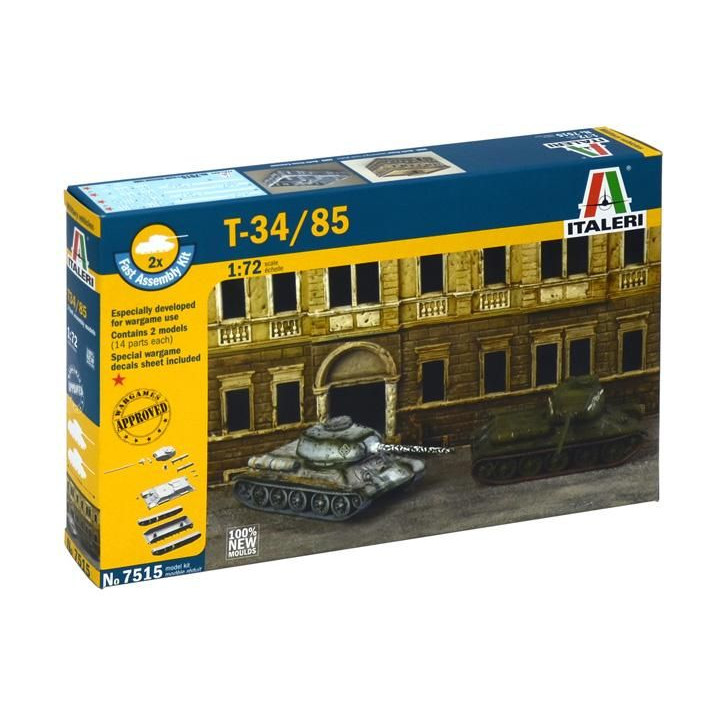 Fast Assembly tanky 7515 - T-34/85 (1:72)