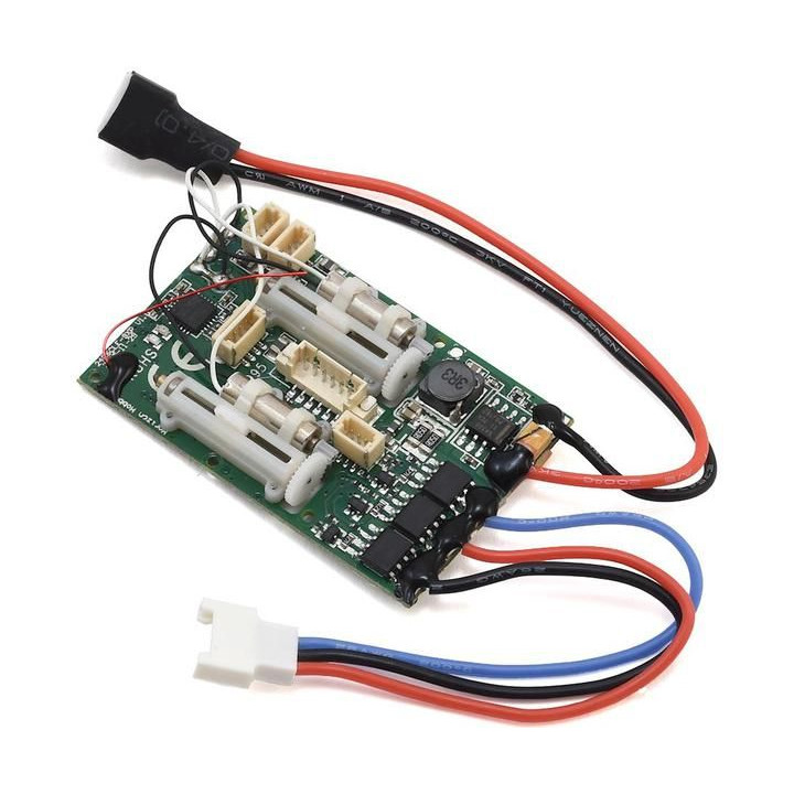 E-flite přijímač A6421BLA DSMX 6Ch AS3X SAFE BL ESC
