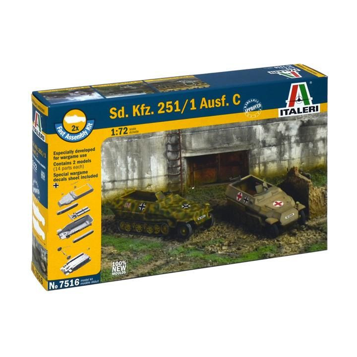 Fast Assembly military 7516 - Sd.Kfz.251/1 Ausf.C (1:72)