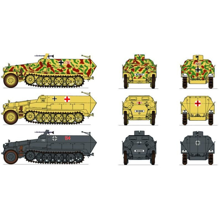 Fast Assembly military 7516 - Sd.Kfz.251/1 Ausf.C (1:72)