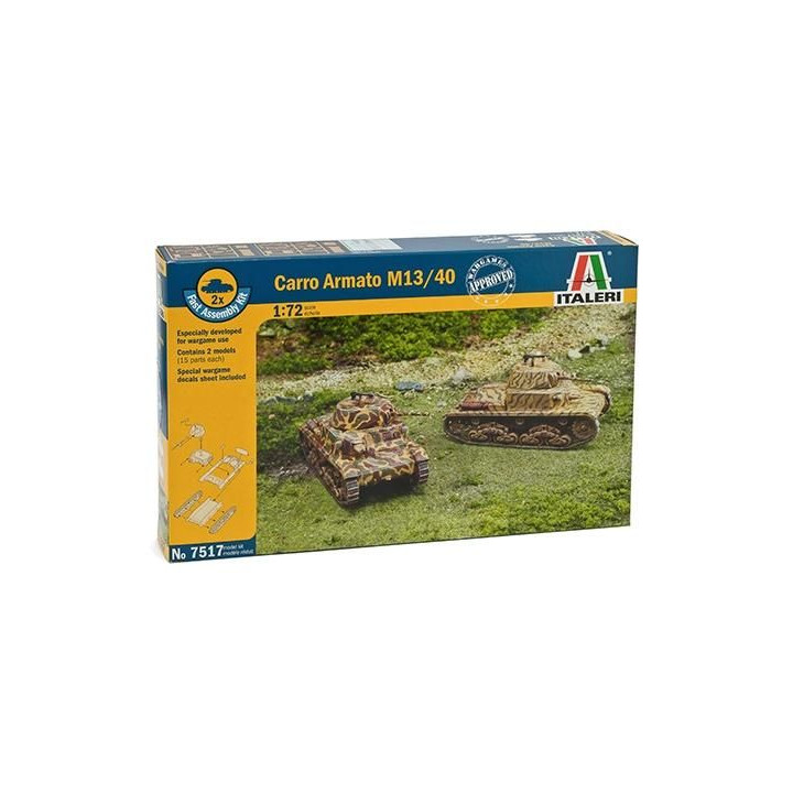 Fast Assembly tanky 7517 - Carro Armato M13/40 (1:72)