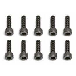 Imbusový šroub s válcovou halvou, 3x10 mm SHCS, 10 ks.