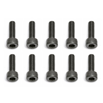 Imbusový šroub s válcovou halvou, 3x10 mm SHCS, 10 ks.