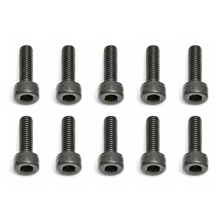 Imbusový šroub s válcovou halvou, 3x10 mm SHCS, 10 ks.