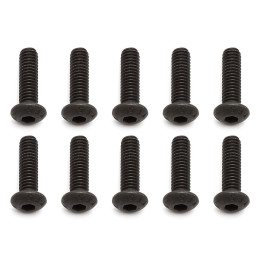 Imbusové šrouby s čočkovitou hlavou M4x10 mm FHCS, 10 ks.