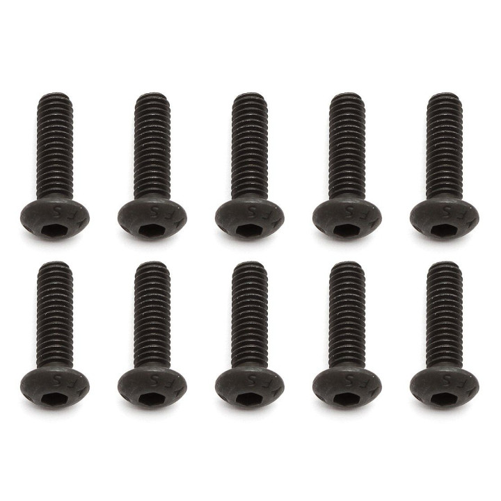Imbusové šrouby s čočkovitou hlavou M4x10 mm FHCS, 10 ks.