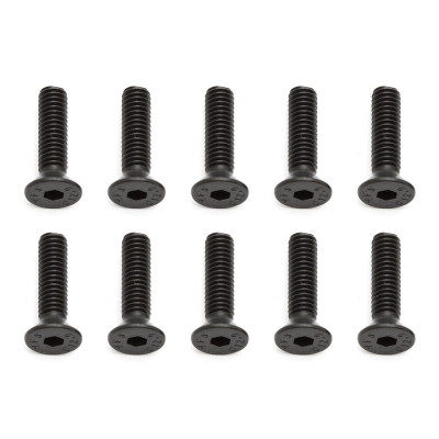 Imbusové šrouby s zápustnou hlavou M4x16 mm FHCS, 10 ks.